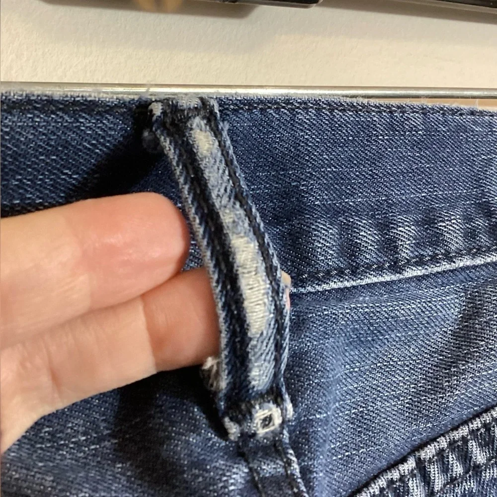 Levi's 505 Regular Fit Distressed Jeans Size 34x29